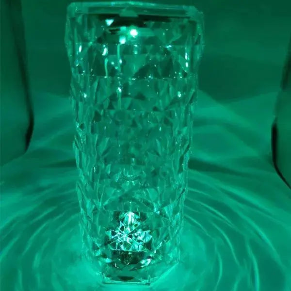 Lampe LED en cristal 